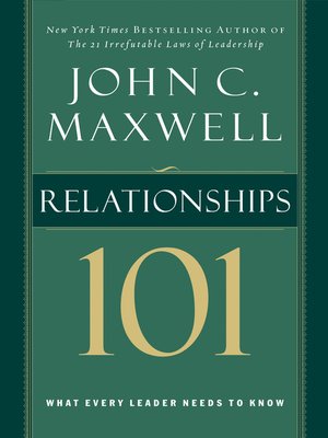 cover image of Relationships 101